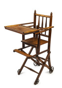 A child's high and low chair, Tasmanian blackwood, late 19th century, 99cm high - 2