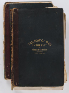 SIMPSON, William [1823 - 1899] The Seat of War in the East A collection of plates (lacking only 17 & 24 from volume 1 and 1, 3, 15 & 40 from Volume 2)