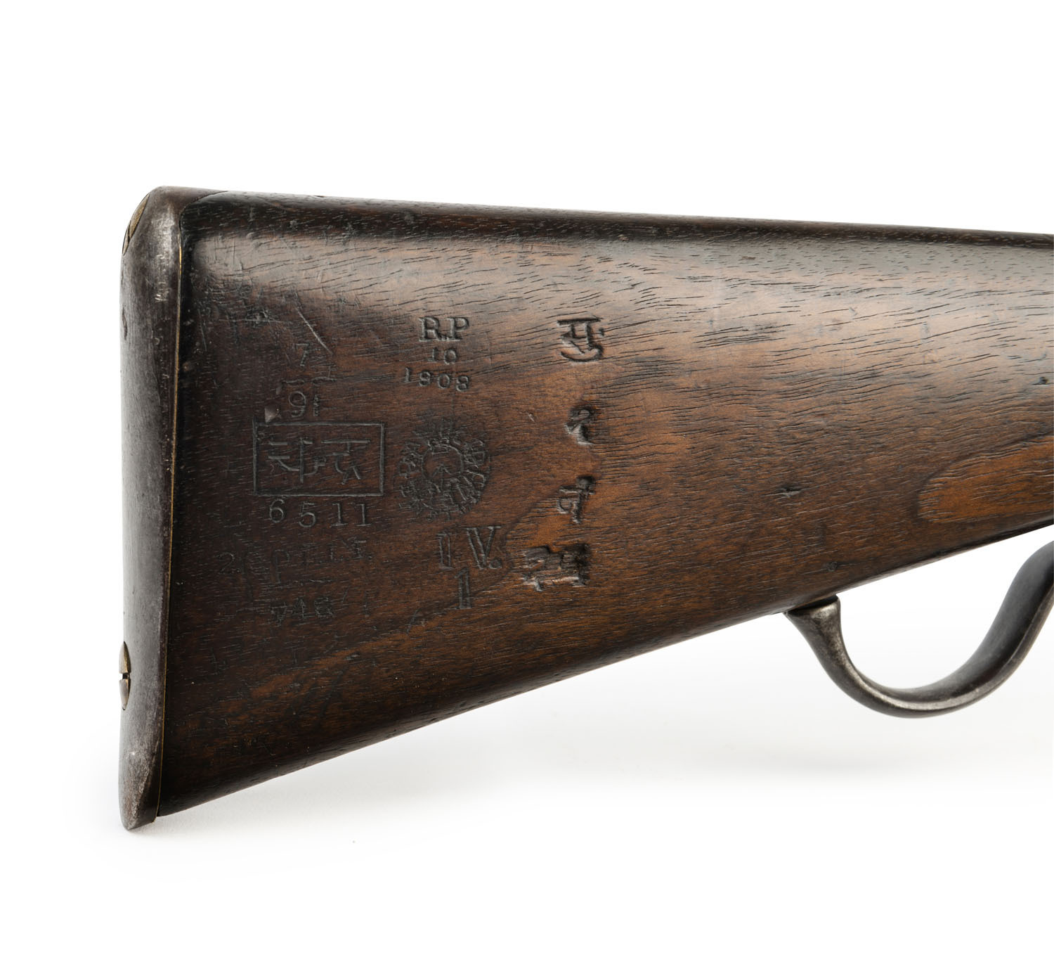 MARTINI HENRY Rifle and with scabbard, Boer War period,