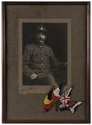 LT. COL. W.M. REEVE, 2nd Battalion, Victorian Rifles, A collection of military medals, uniform and hat badges, epaulettes, buttons and accoutrements, attractively displayed in four mounted presentations. Noted in particular VICTORIA VOLUNTEER Long & Effic - 6
