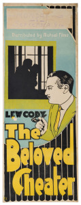 MOVIE POSTERS A group of four Australian printed one-sheet movie posters for foreign-produced films being distributed in Australia. The posters are for "The Beloved Cheater" (1919, American; Mutual Films); "The Last Laugh" (1924, German; Master Pictures); "The Lullaby" (1924, USA; Mutual Film exchange; Renwick Pride Melb. printer) & "The Air Circus" (1928, USA; Papre Products, Litho. printer). All approx. 100 x 38cm. (4).