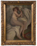 EMANUEL PHILIPS FOX (1865-1915), Reclining Nude, oil on canvas, signed lower left "E. Philips Fox" ​46 x 33cm - 2