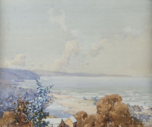 HAROLD BROCKLEBANK HERBERT (1891-1945), Lorne, Victoria, watercolour, signed lower right "Harold B. Herbert", 37 x 45cm