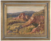 MAX MIDDLETON (1922-2013),Rocky Landscape,oil on canvas, signed lower right "Max Middleton",34cm x 44cm  - 2