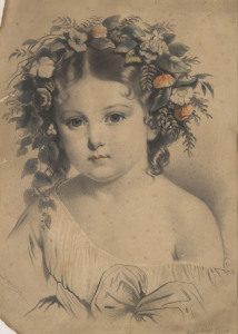 ARTIST UNKNOWN Rosa Riggs at 4 years old, (circa 1840)