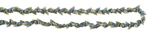 A Tasmanian mariner shell bead necklace, 20th century, 170cm long
