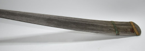 A Thames white boat oar, 19th century, 348cm long