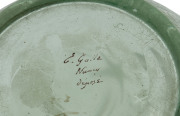 Émile Gallé Art Nouveau cameo and enamel glass vase, French, circa 1895, hand signed on the base "E. Gallé, Nancy, Déposé", 27cm high - 2
