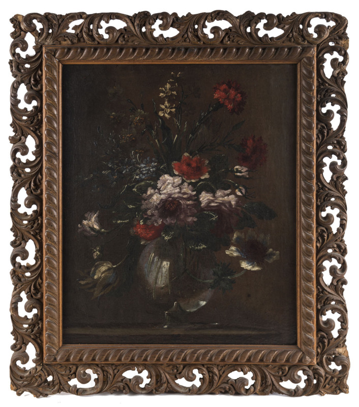 ARTIST UNKNOWN (18th/19th century Dutch School), Floral Still Life, oil on canvas, 55cm x 45cm