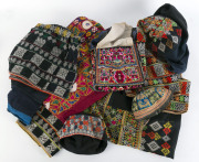 A collection of Miao Chinese tribal textiles (7 items)