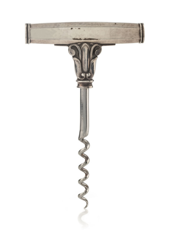 GEORG JENSEN Danish sterling silver corkscrew, 11cm high, 67 grams