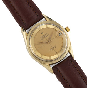 UNIVERSAL GENEVE POLEROUTER Date gent's automatic wristwatch