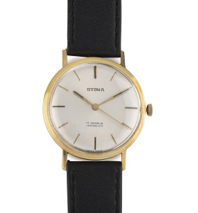 STOWA Gent's vintage automatic wristwatch in solid gold case