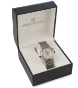 REVUE THOMMEN CRICKET gent's wristwatch with stainless steel case and bracelet, with original box and papers - 3