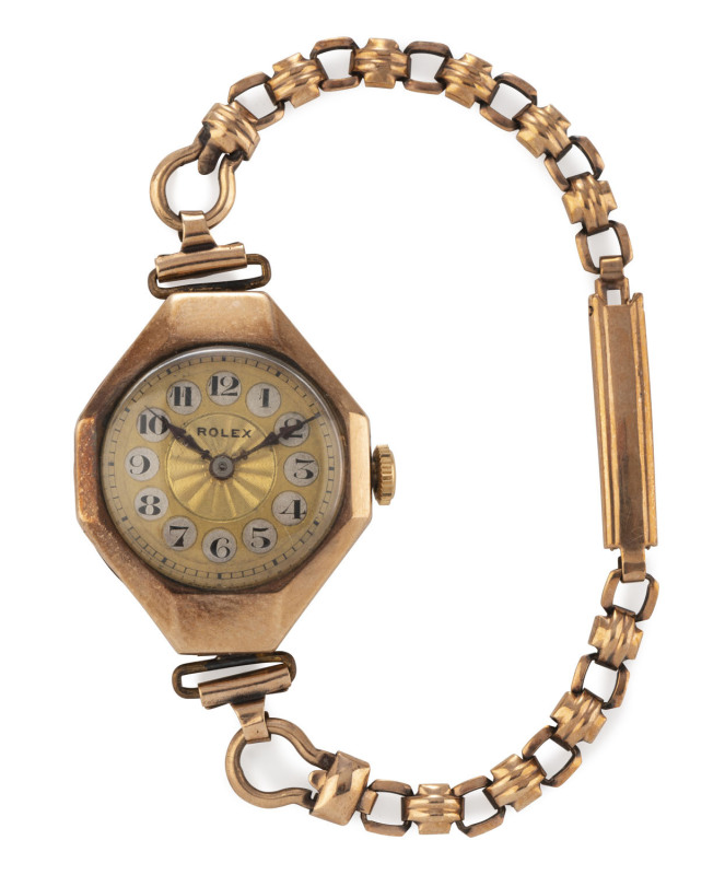 ROLEX Ladies wristwatch in 9ct gold case
