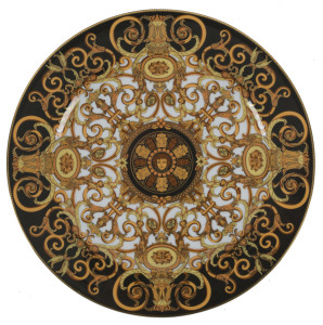 VERSACE "Barocco" porcelain plate by Rosenthal, Germany, late 20th century, 31cm diameter