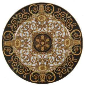 VERSACE "Barocco" porcelain plate by Rosenthal, Germany, late 20th century, ​31cm diameter