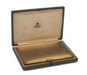 ASPREY 9ct Gold cigarette case, in original plush fitted box, ​near mint condition, 200 grams - 2