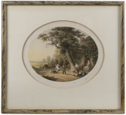 Set of four Le Blond & Co. London oval prints, 19th century, ​framed 27 x 29cm overal - 5