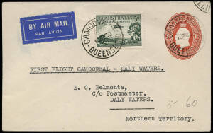 19 Feb.1930 (AAMC.151) Camooweal - Daly Waters cover flown by Australian Aerial Services on their new route intended to connect with Qantas Darwin flights [50 flown]. Cat. $300.