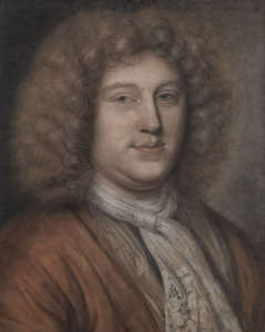 BERNARD VAILLANT (French, 1632 - 1698), Portrait of a Young Man, pastel on paper, signed top right "Vaillant 1683", 41cm x 33cm