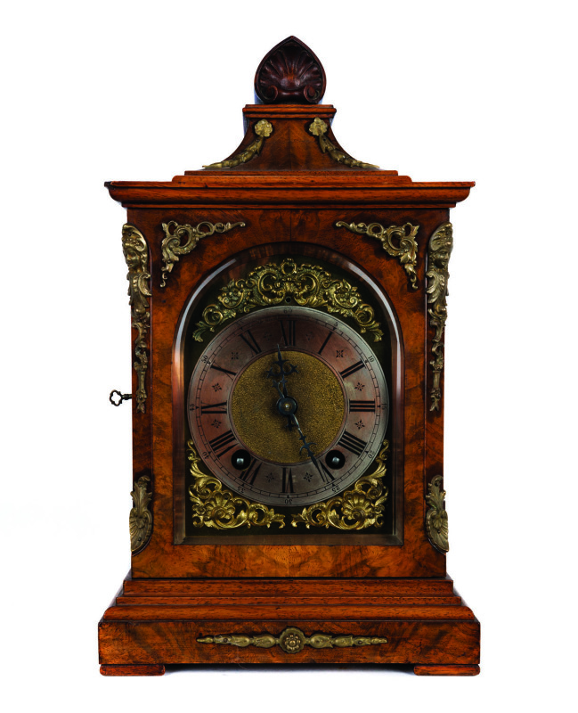 A fine German bracket clock, 19th century