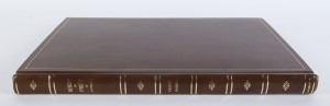 MORRIS, Frank T. Birds of Prey of Australia [Melbourne, Lansdowne Editions, 1973] 175pp, #190 from a limited edition of 500, signed by the artist. Hardcover, bound in full leather with gilt ruled borders, gilt lettering and ornate finish to spine.