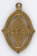 MELBOURNE CRICKET CLUB, 1913-14 membership badge, made by Stokes, No.2315. - 2