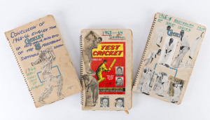Kevin O'Dowd's extensive cricket scrap books covering the period from 1963-64 (including the South Africa - Australia Test Series), the 1964 Australian Tour of England, 1964 Australia v India and Pakistan, the 1964-65 Sheffield Shield, 1965-66 Sheffield Shield, 1966 West Indies Tour of England, English Tour of Australia, 1965 Australian Tour of West Indies, 1965 New Zealand, England, South Africa Test Matches, 1965-66 Australian Tour of West Indies, 1966 Australian Tour of South Africa, 196