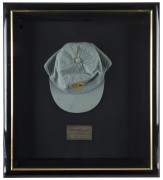 INTIKHAB ALAM'S WORLD XI 1971-72 CAP, pale blue wool, with embroidered logo & "1971-72" on front. Good condition, match used. - 2