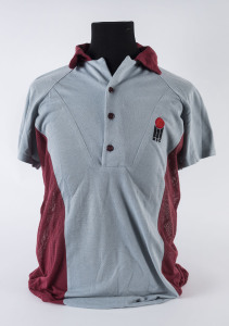 JOEL GARNER'S WORLD SERIES CRICKET West Indies One Day International shirt with WSC logo, from the 1981-82 Tri Series, which the West Indies won. Provenance: The Kevin O'Dowd Collection.