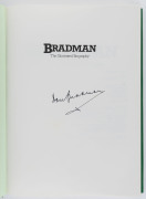 "BRADMAN The Illustrated Biography" by Michael Page [Macmillan, Melbourne, 1983] 1st edition, 368pp with dust jacket, signed "Don Bradman" twice on two introductory pages. 