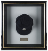 ALLAN JOSEPH LAMB'S M.C.C. ENGLISH TOURING CAP with embroidered St. George & Dragon emblem to front of cap. The internal label with A.J.Lamb printed. [Lamb played in 79 Tests for England, scoring 4,656 Test runs at 36.09 with a highest score of 142.] Attr - 2