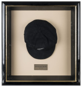 RICHARD HADLEE, NEW ZEALAND TEST CAP, circa 1988 Richard John HADLEE (Canterbury, Nottinghamshire, Tasmania & New Zealand, 1971-90). New Zealand black cloth Test Team cap, by Albion C&D of Australia, with embroidered "silver fern" emblem of New Zealand to - 2