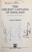 Alan GIBSON "The Cricket Captains of England" [London, 1989] 242pp, softcover; signed by 21 English Captains including Sheppard, Brearley, Atherton, Edrich, Illingworth, Boycott, Flintoff, Gooch, Willis, Hussain and Botham.