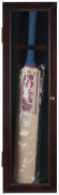 FULL-SIZE CRICKET BATS (3) IN PRESENTATION CASES: A Gunn & Moore Steve Waugh "200" Limited Edition (98/200) signby by Steve Waugh; a Stuart Surridge "Mark Taylor" branded bat; a Duncan Fearnley bat signed by players in the 1981-82 Australian Team v West I - 4
