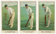 1903 W.D. & H.O. Wills (Australia) 'Australian & English Cricketers [numbered]' complete set [25], Mixed condition, mainly VF+. Cat.&pound;425.