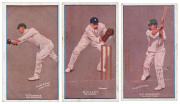 1906 Sniders & Abrahams 'Cricketers in Action', almost complete set (36/40). Mainly G/VG. Cat.&pound;2,340.