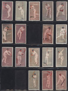1906 Sniders & Abrahams 'Cricketers in Action', almost complete set (36/40). Mainly G/VG. Cat.&pound;2,340. - 3