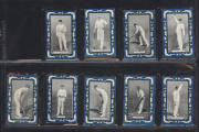 W.D. & H.O. Wills: 1909 'Australian & English Cricketers' (Blue borders; 'Capstan' & 'Vice Regal' backs), complete set [25]; G/VG. Cat.&pound;400. - 3