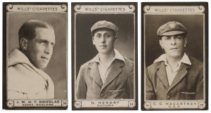 1926 Wills (Australia) "Cricketers", complete set of the real photo series (63), VG/EF. Cat.£500.