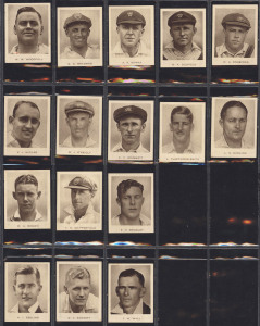 1934 Dudgeon & Arnell's (Patrol Tobacco) Australian Test Team, complete set [16]. Superb condition.