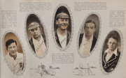 CARRERAS LTD: 1935 Popular Personalities, complete set of (72) oval shaped cards in the appropriate printed album. Includes many sportsmen and women, particularly cricketers Bradman, Hammond, Hobbs and Wyatt as well as Australians Walter Lindrum, Anona Wi - 2