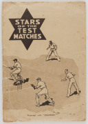 POSTCARDS: 1936-37 English Team in Australia: ten portrait postcards, including Allen (captain), Duckworth, Leyland, Fishlock, Hammond & Verity, all contained in a "Stars of the Test Matches" folder "Presented with "CHAMPION". (10 cards). - 2