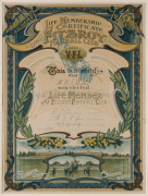 FITZROY FOOTBALL CLUB: A life membership certificate issued for Mr. W.J. Walker in March 1913; signed by the club president, D.J. Chandler and other board members. A most attractive colour lithograph, nicely presented in a period timber frame. Overall 72