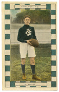 CARLTON: Champion Footballers Series: Alf Baud postcard, circa 1915. Unused. Rarity rating: 10.