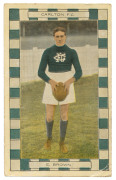 CARLTON: Champion Footballers Series: Edward Brown postcard, circa 1915. Unused. Rarity rating: 10. (cnr bend lower right.)