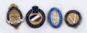 VFL ERA MEDALLIONS & BADGES: An interesting group, 1930s-60s, comprising "Football League 2nd 18 Umpires Assoc." (2 different types), "Victorian Football League Trainers Club", "Victorian Football league Patriotic Match", "VFL Trainers & Staff Association - 2