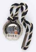 1960 Collingwood Football Club Membership badge (No.1151) with original lanyard.