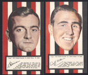 1953 Argus '1953 Football Portraits', large size (19.5 x 11.5cm), the complete set of St. Kilda players [6]. VF/EF. - 3